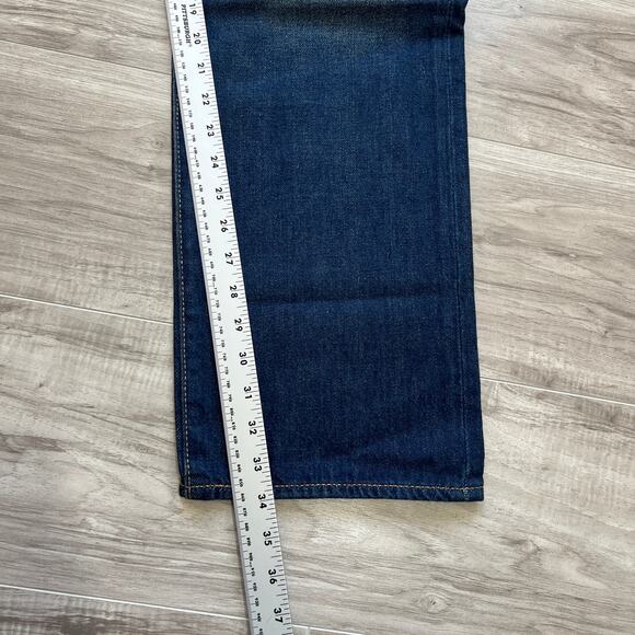 Levi's Premium 501 '93 Straight Fit Men's Dark Wash Jeans Size W36 L34 - Picture 5 of 14